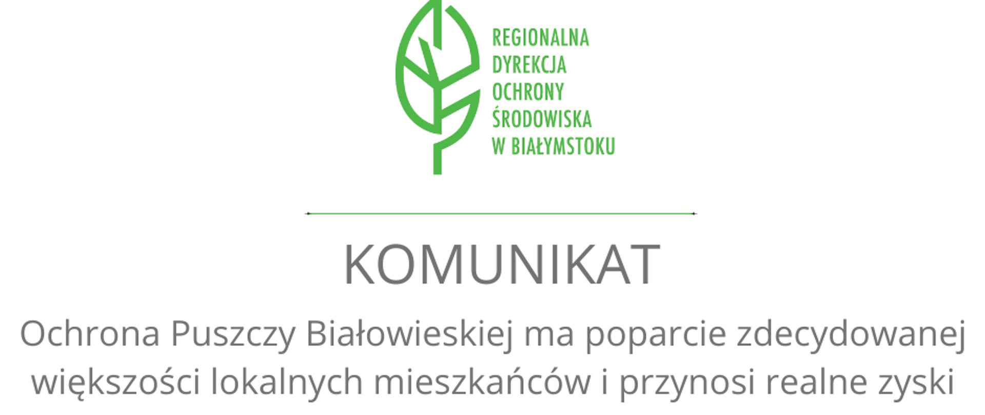 Ochrona Puszczy Białowieskiej 