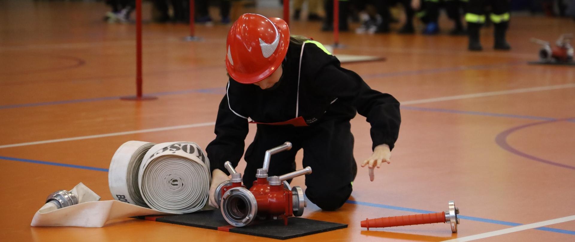 II Powiatowe Halowe Zawody Sportowo-Pożarnicze Młodzieżowych Drużyn Pożarniczych 
