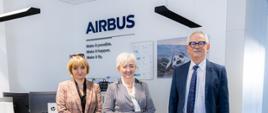 Spotkanie wojewody łódzkiego Doroty Ryl z zarządem firmy Airbus Helicopters Polska. 
