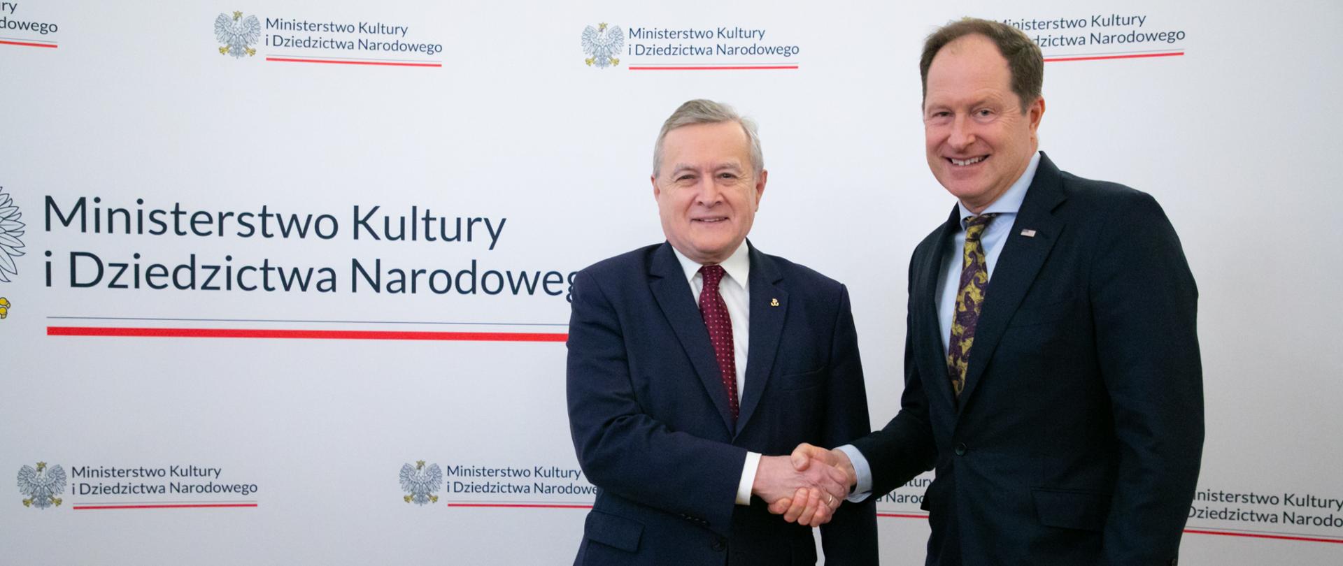 Spotkanie wicepremiera Piotra Glińskiego z ambasadorem Markiem Brzezinskim, fot. Danuta Matloch