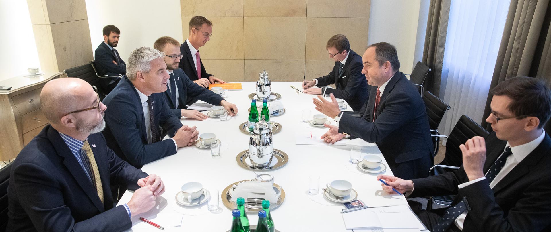 Deputy Minister Konrad Szymański meets UK Secretary of State for Exiting the EU