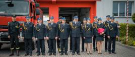 Pożegnanie strażaków odchodzących na zaopatrzenie emerytalne (29.06.2022r.)