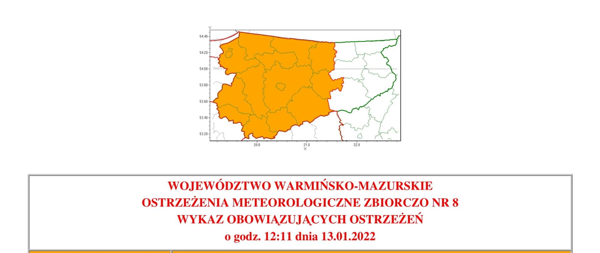 Ostrzeżenie meteo