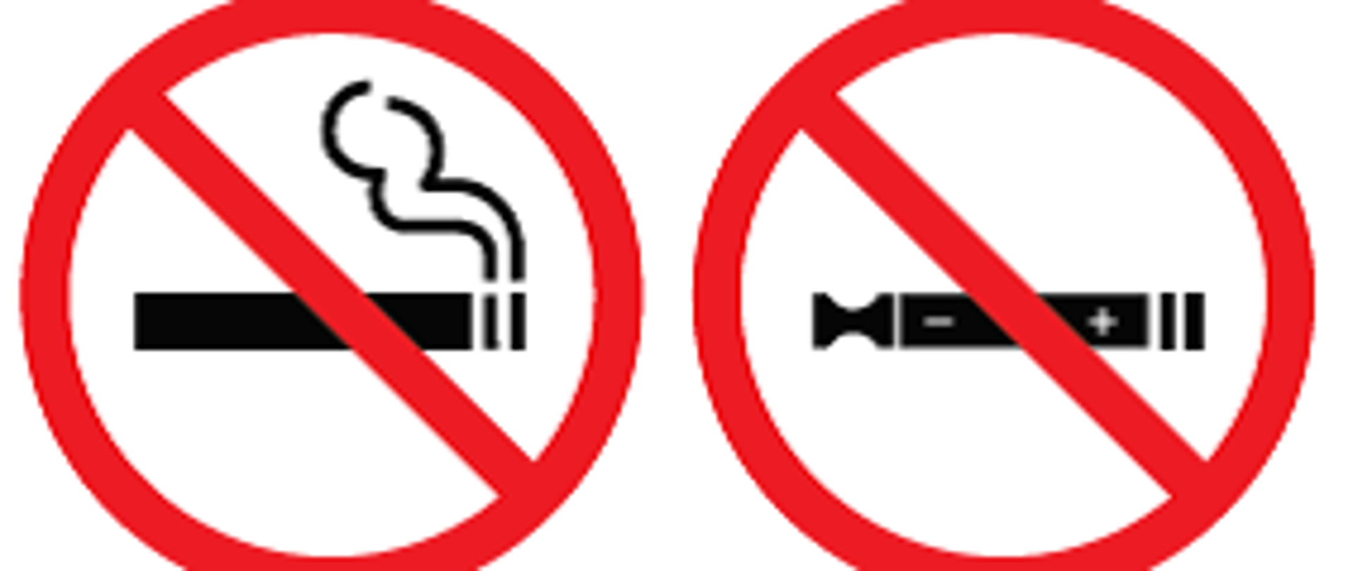 Znak zakazu palenia.