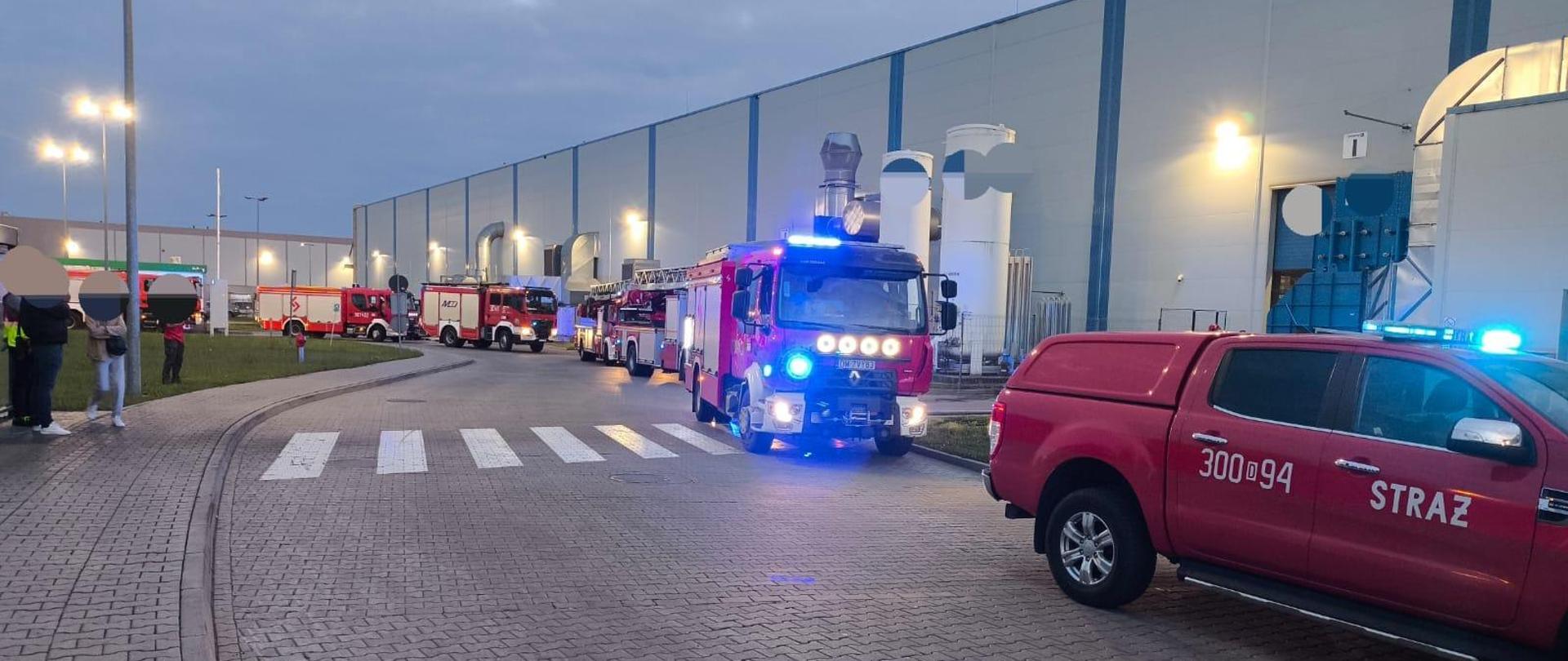 Interwencja strażaków na ulicy Kwiatkowskiego 