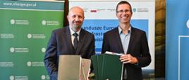 Na zdjęciu od lewej: Robert Gajda, zastępca prezesa zarządu NFOŚiGW, Maciej Fijałkowski - sekretarz m.st. Warszawy