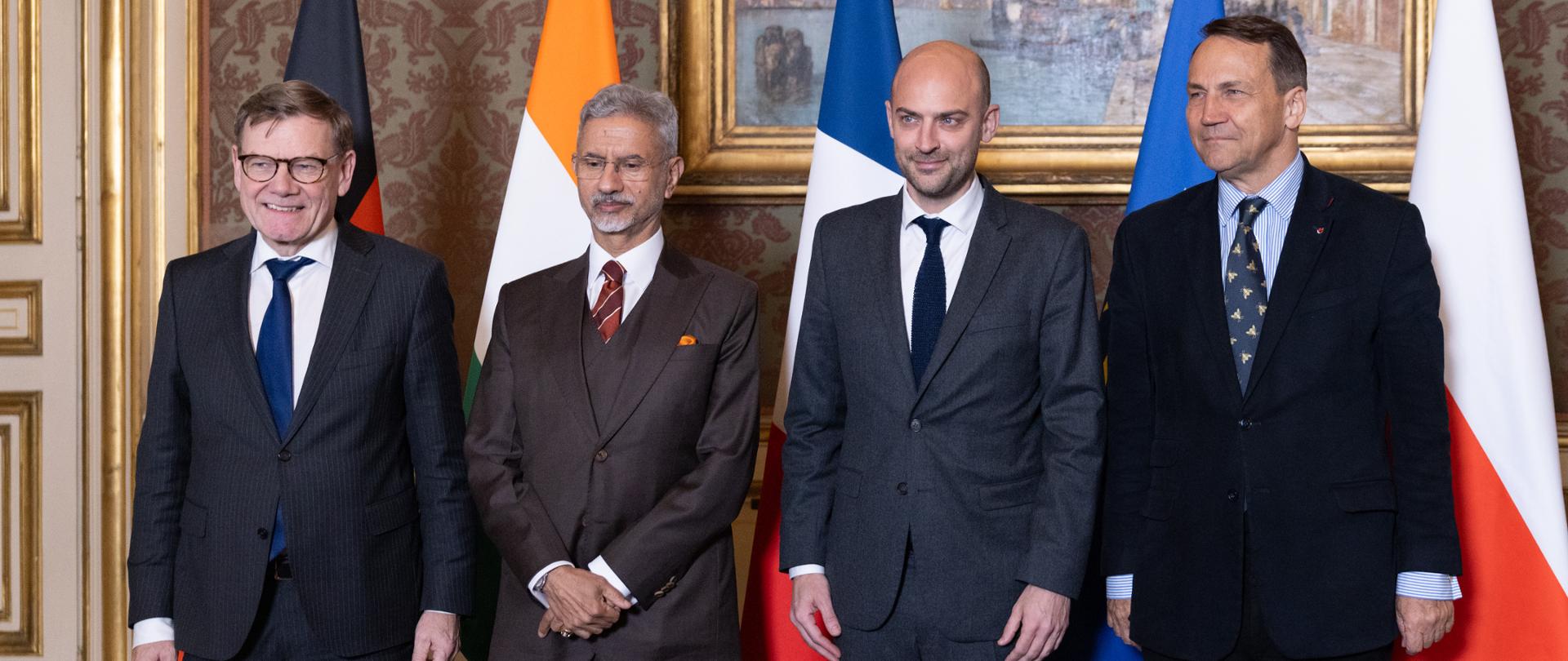 Meeting of Weimar Triangle and India foreign ministers

