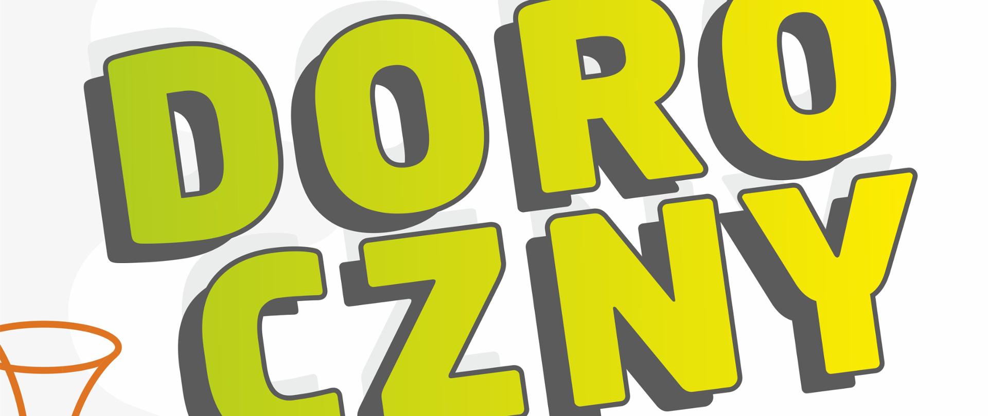 Na białym tle w dole strony z lewej strony kolorowe kształty instrumentów: wiolonczeli, saksofonu, trąbki, talerza; po prawej wizerunek szkoły kolorem szarym. Od góry strony tekst : Państwowa Szkoła Muzyczna I stopnia im. Emila Młynarskiego w Augustowie zaprasza na koncert [wielkimi literami, wypełnione kolorem żółtym]DOROCZNY. Wystąpią: laureaci konkursów, soliści chór , orkiestra.22.06.2023 godzina 17.00 - sala koncertowa PSM. Wstęp wolny.
