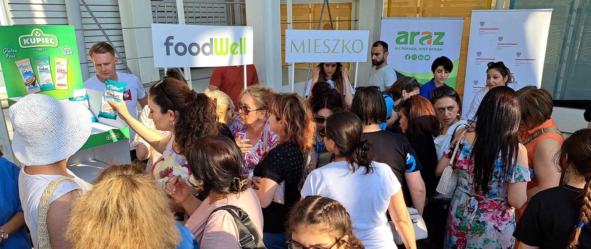 Bakıda keçirilən "Avropa Təamları" festivalında Polşa stendi (24.06.2023)