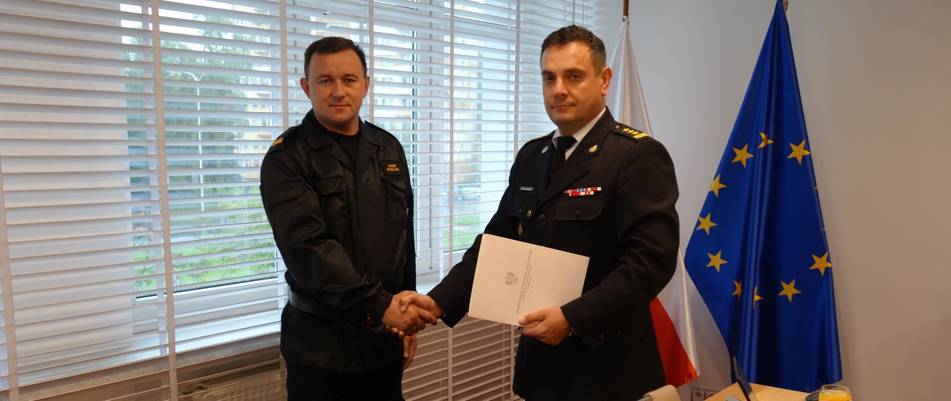 Gratulacje od Komendanta Wojewódzkiego PSP