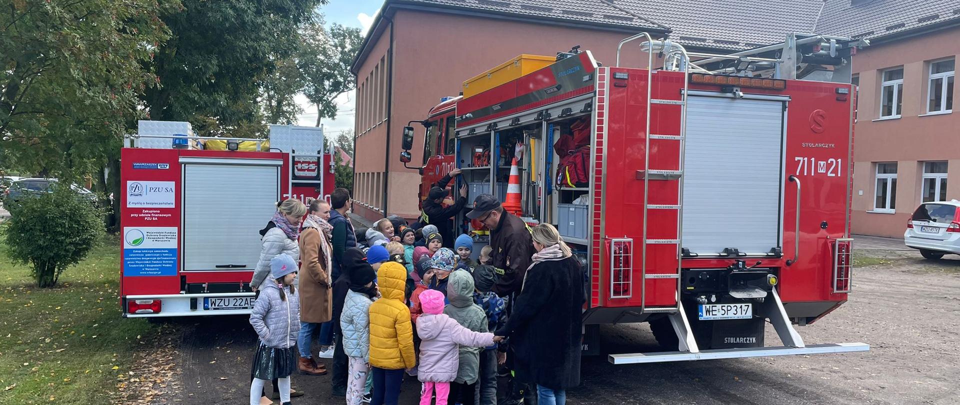 Próbna ewakuacja i spotkanie ze strażakami