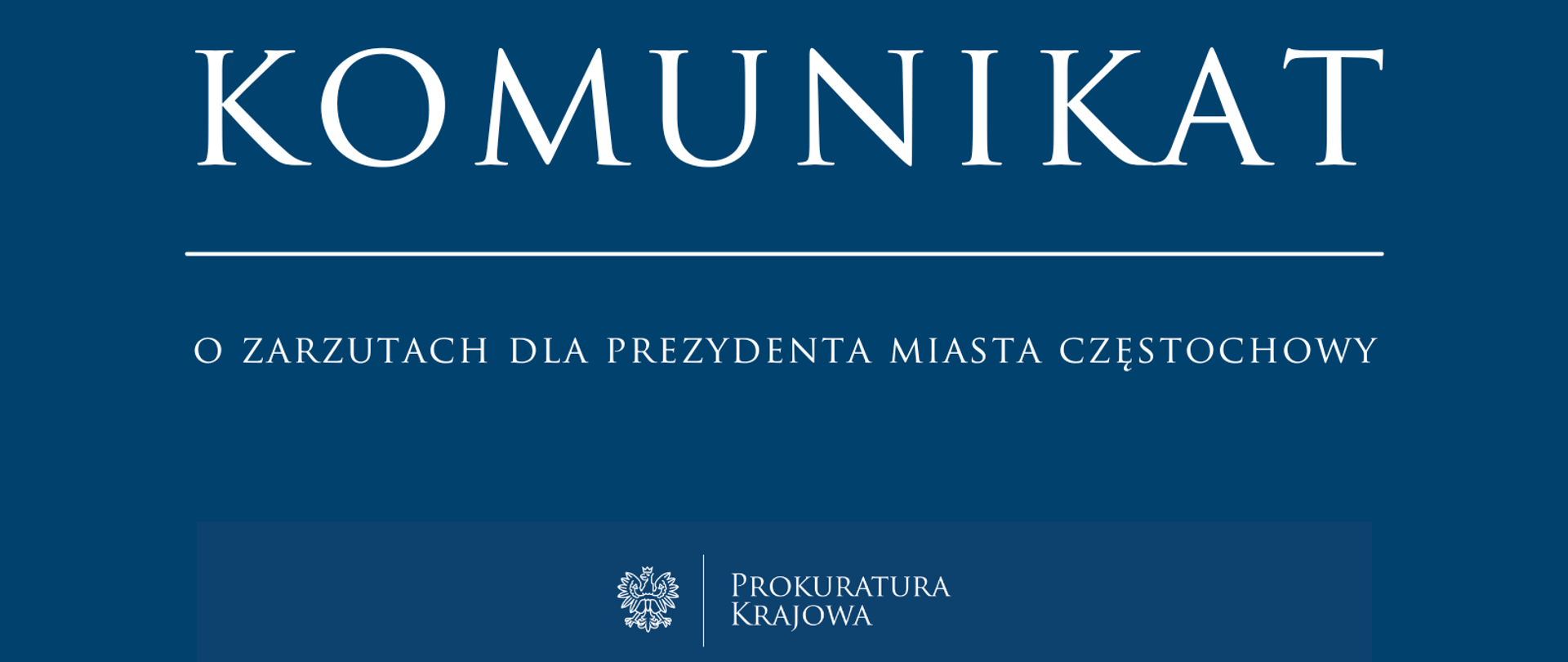 Zarzuty dla Prezydenta Miasta Częstochowy