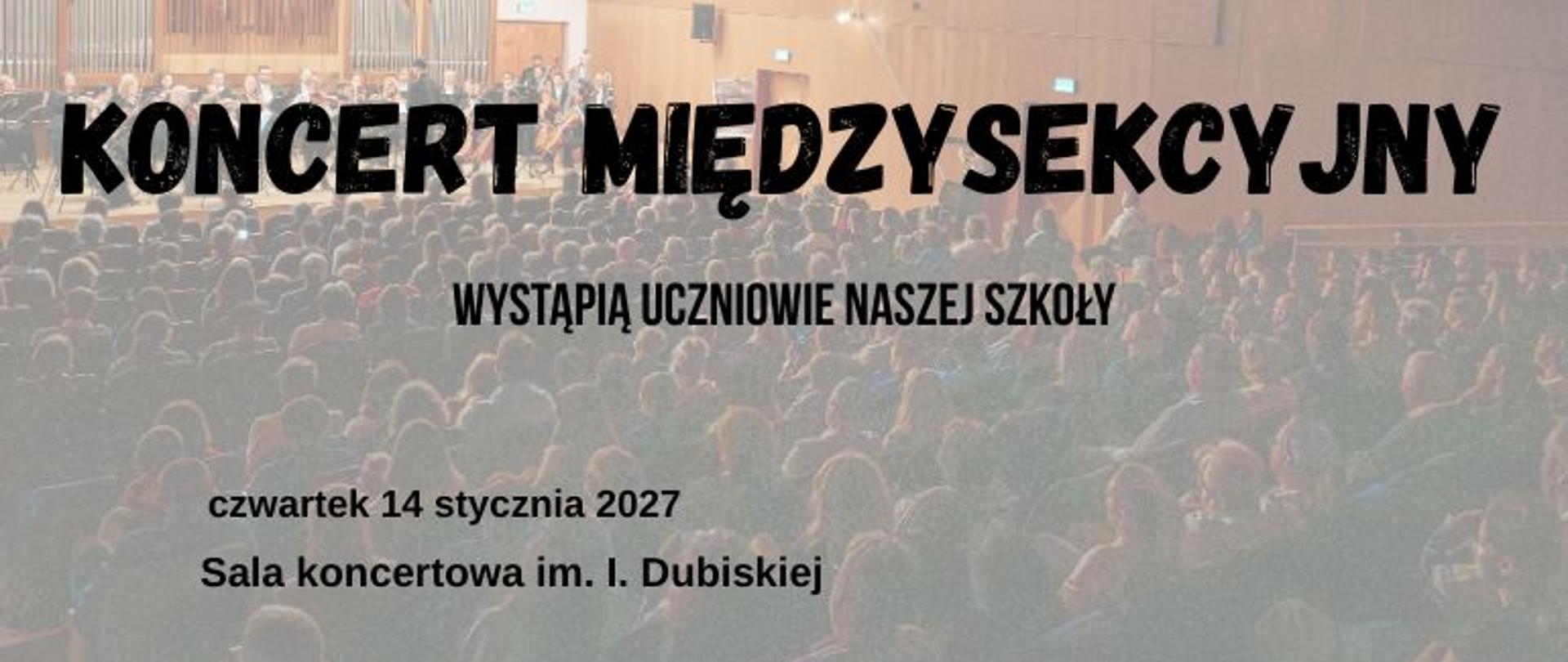 koncert międzysekcyjny 14.01.2027