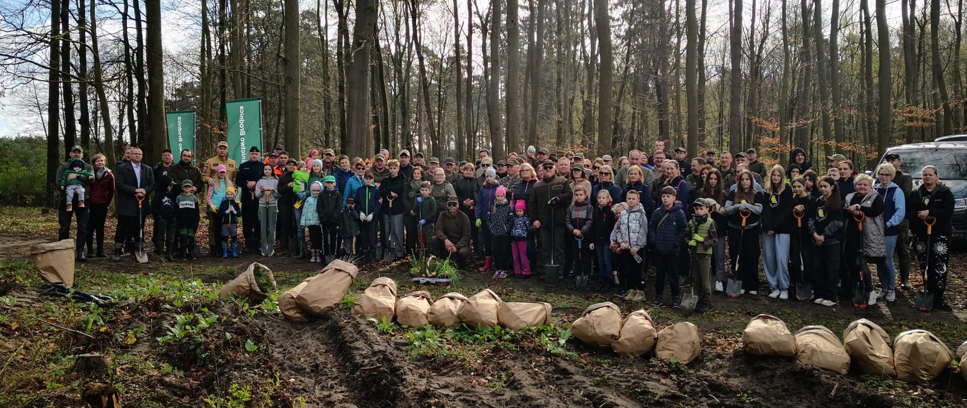 Wizyta Komendanta Powiatowego PSP na terenie nadleśnictwa Brodnica