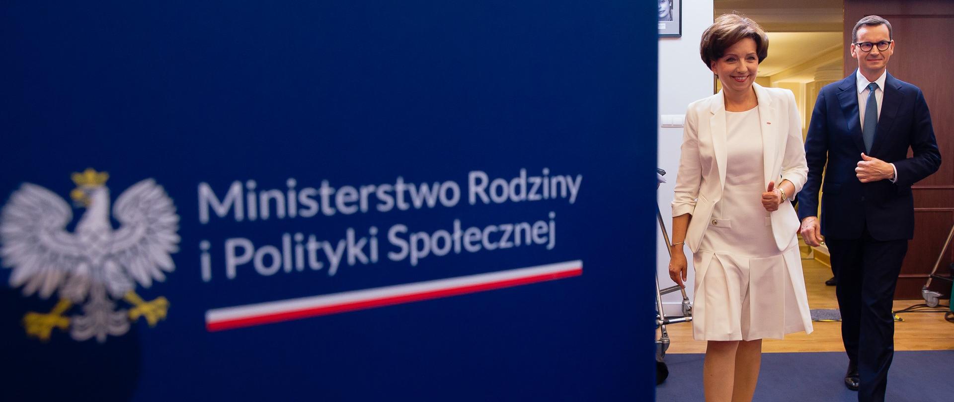 Premier Mateusz Morawiecki podczas konferencji #RządBliskoLudzi