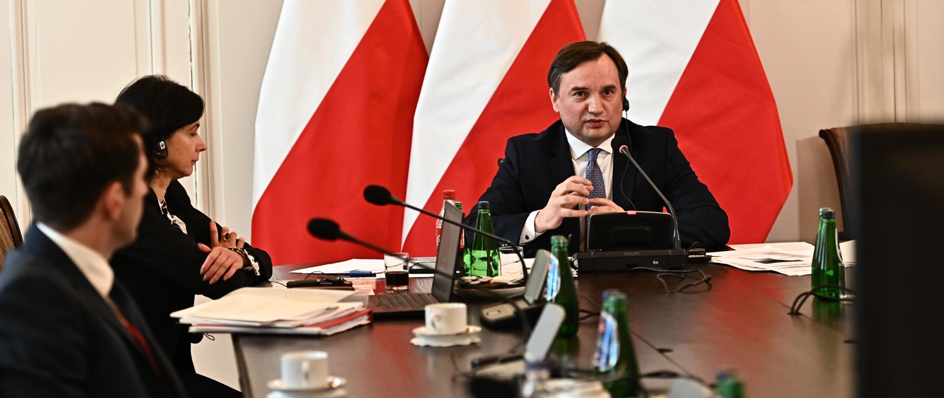 Wideokonferencja z Komisją Wolności Obywatelskich, Sprawiedliwości i Spraw Wewnętrznych Parlamentu Europejskiego 