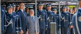 Wicewojewoda Zbigniew Szczypiński na promocji oficerskiej w Akademii Policji w Szczytnie