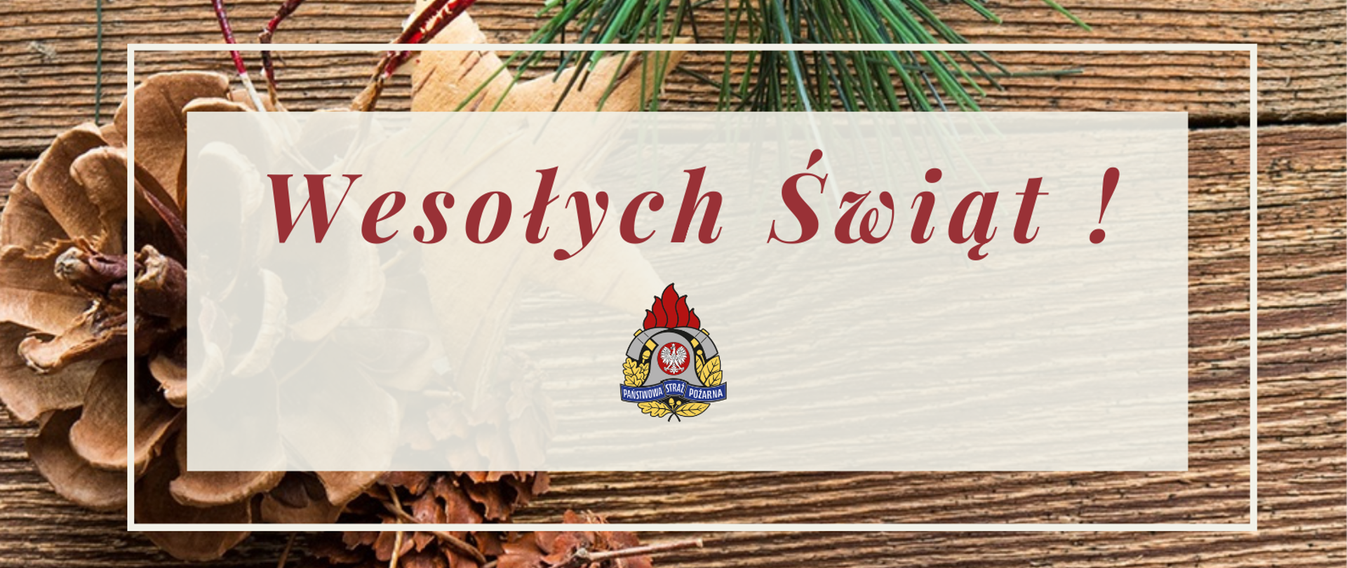 Życzenia Świąteczne Komendanta Miejskiego PSP w Bielsku-Białej