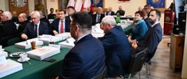 Na zdjęciu widoczni uczestnicy narady rocznej