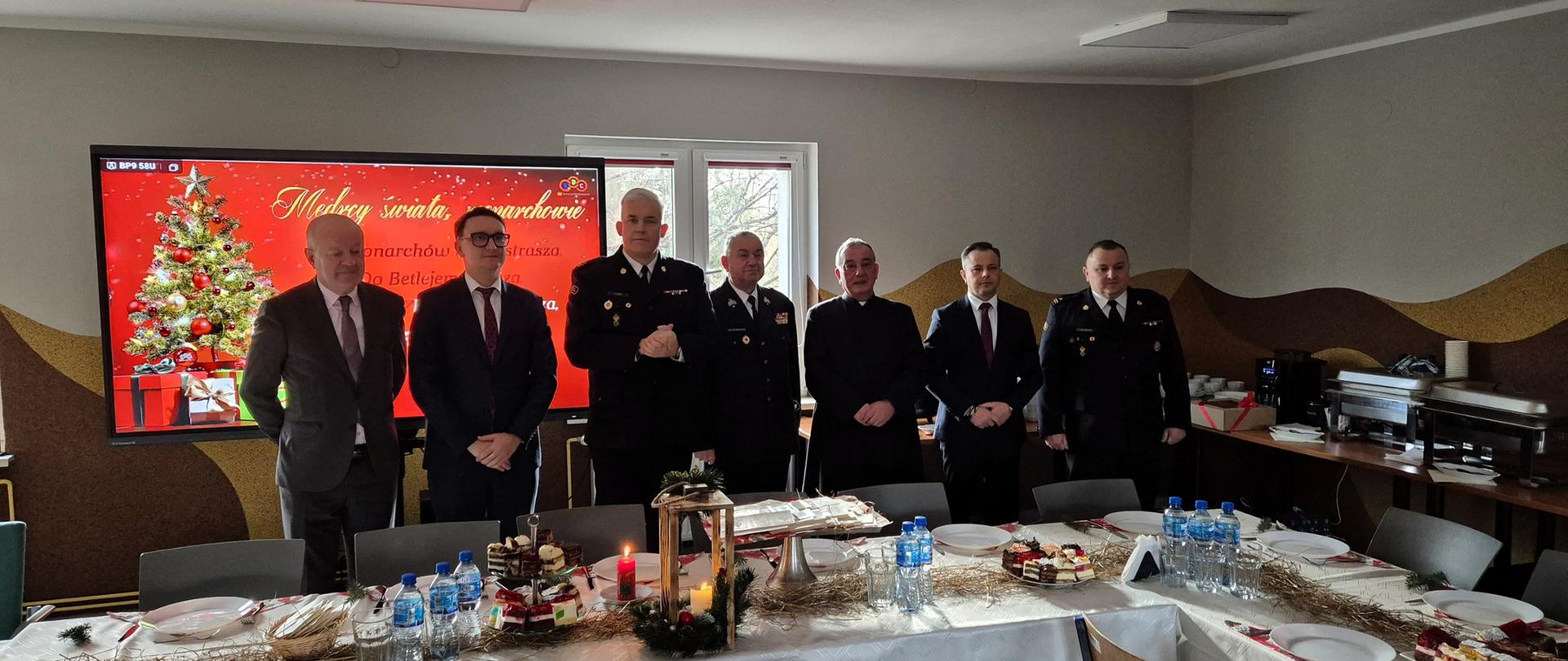 Spotkanie wigilijne w jaworskiej komendzie