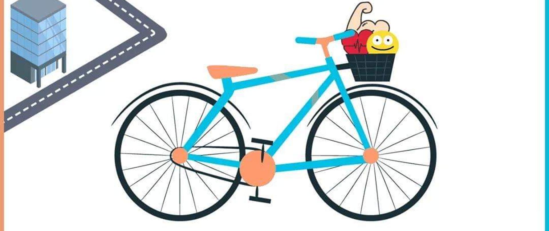 baner promujący Światowy Dzień Roweru