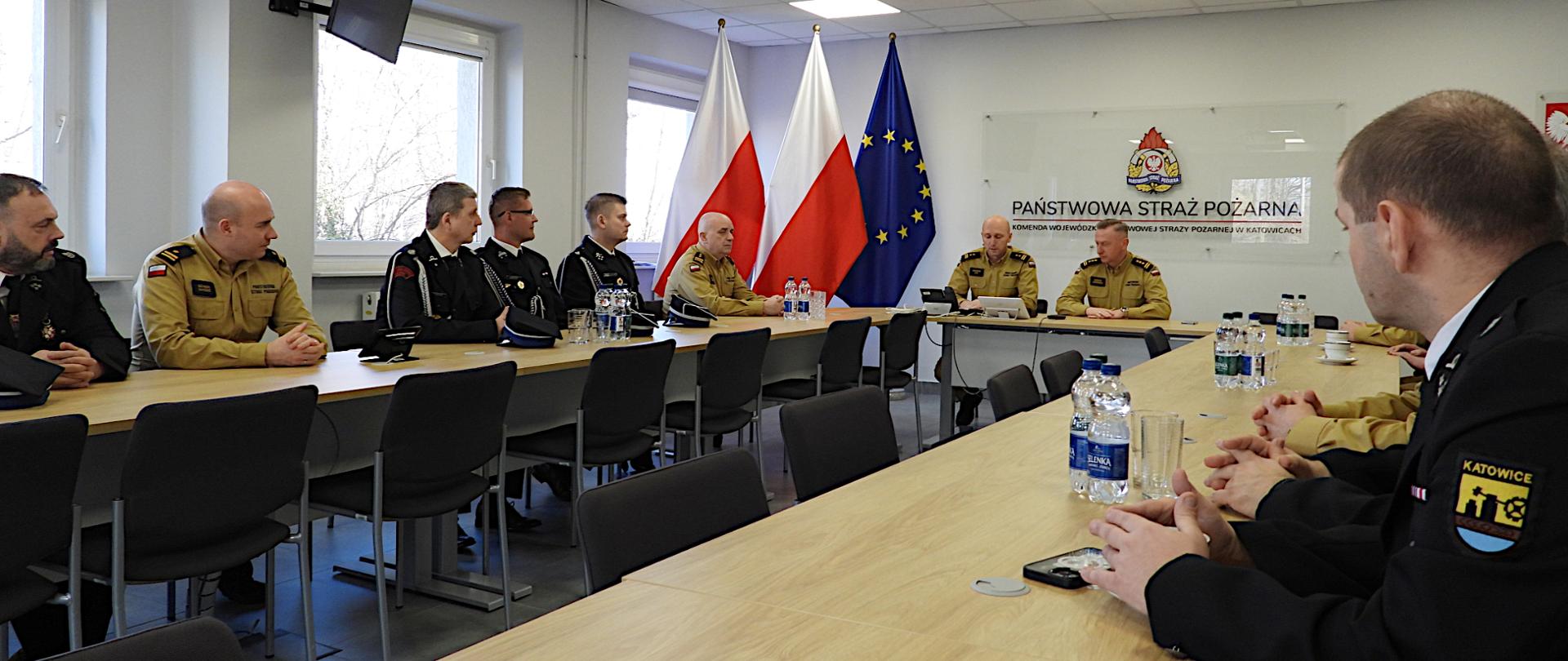 Spotkanie z przedstawicielami jednostek OSP i dowódcami JRG