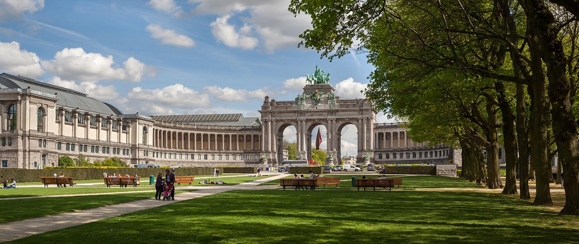Łuk Triumfalny w Parku Cinquantennaire w Brukseli
