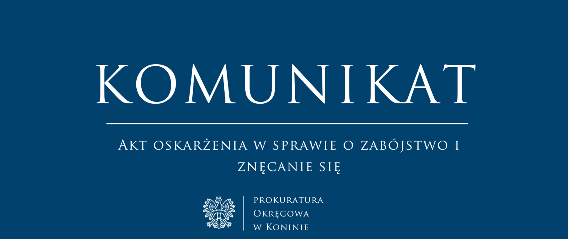Akt oskarżenia w sprawie o zabójstwo i znęcanie się