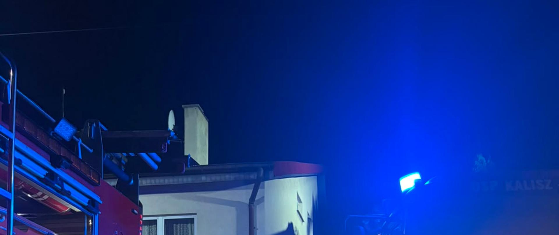 Pożar poddasza w budynku przy ulicy Macedońskiej