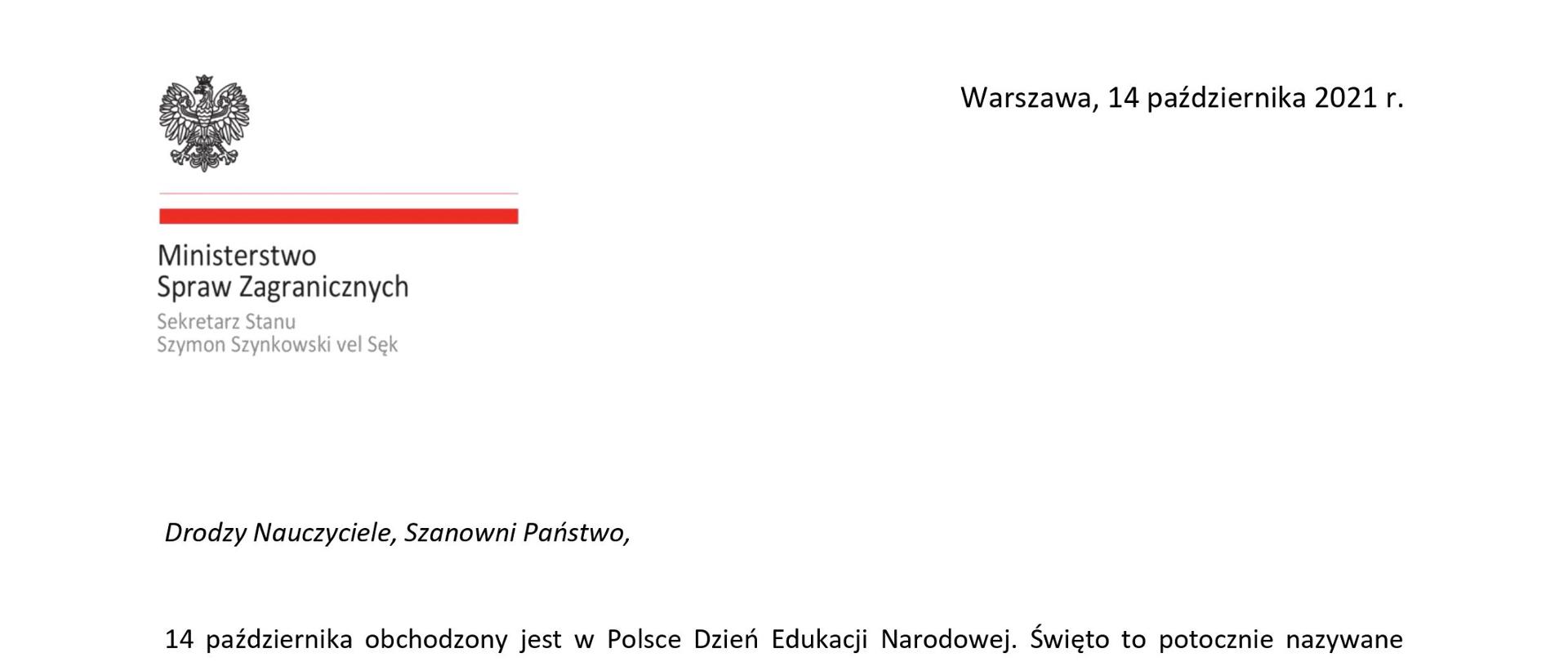 Dzień Edukacji Narodowej