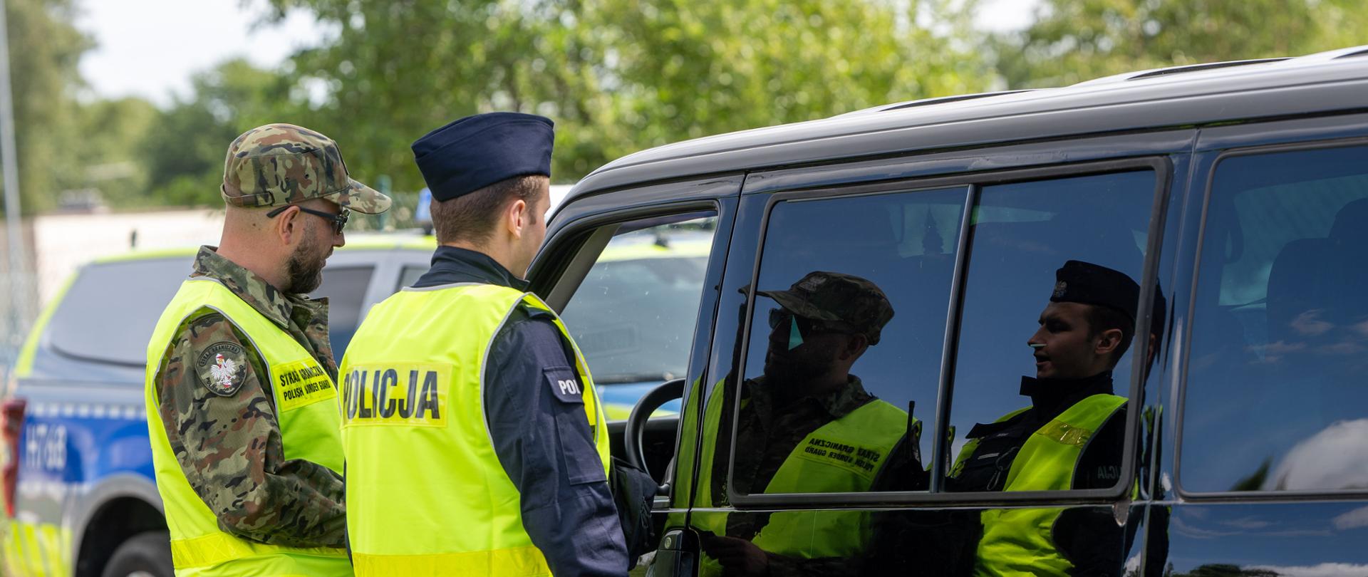kontrola graniczna Straży Granicznej i Policji 