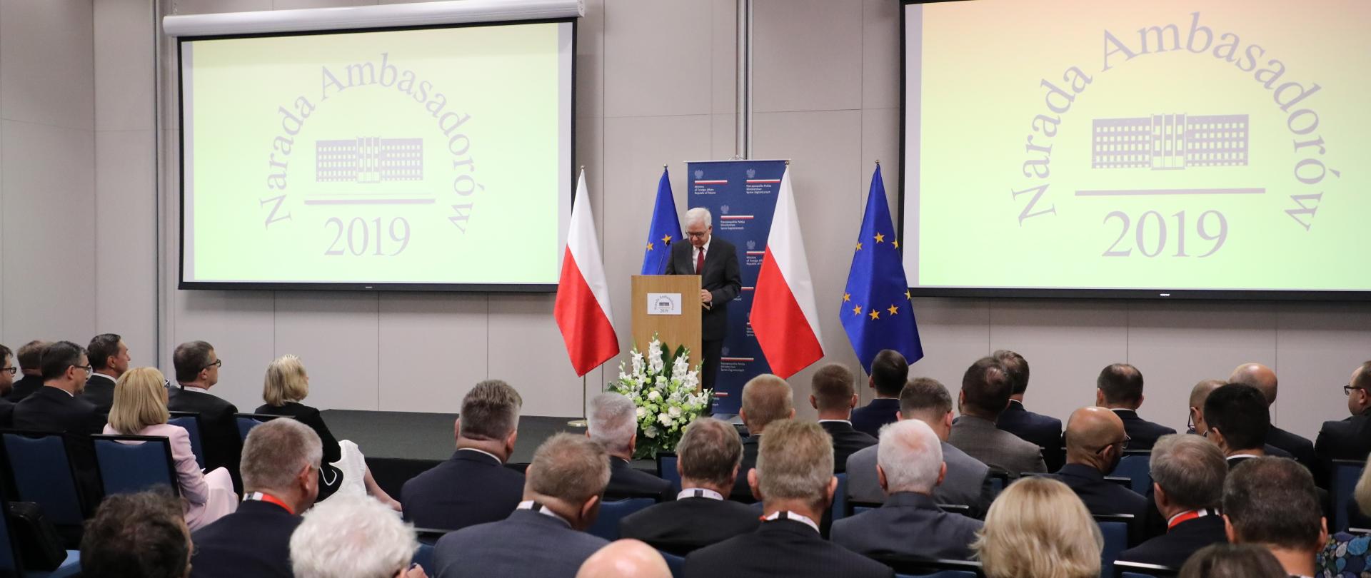 Minister Jacek Czaputowicz otworzył Naradę Ambasadorów RP 2019