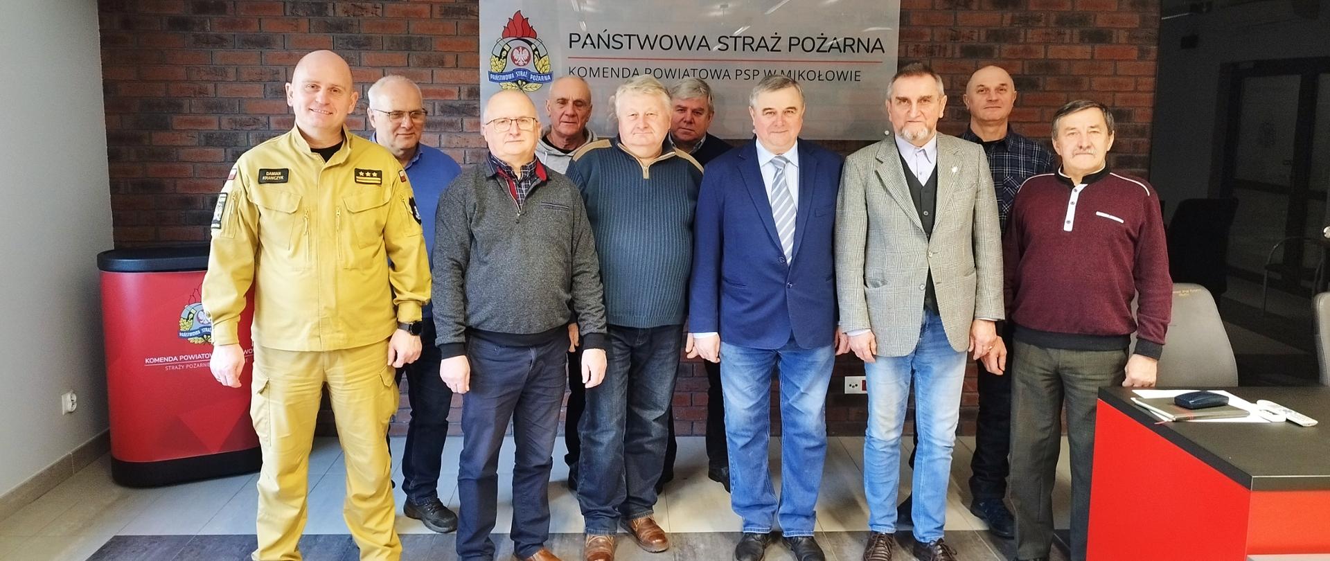 spotkanie emerytów tutejszej komendy