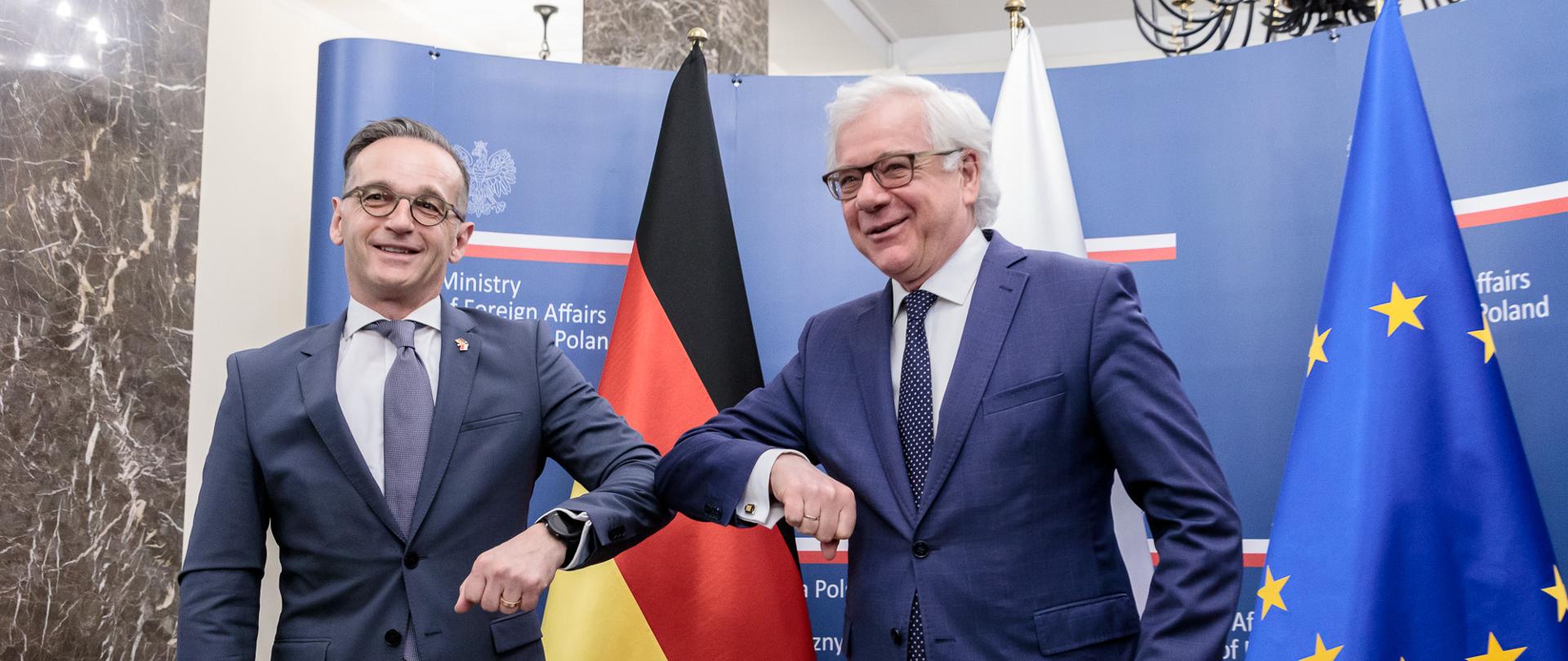 Min. Jacek Czaputowicz and Min. Heiko Maas