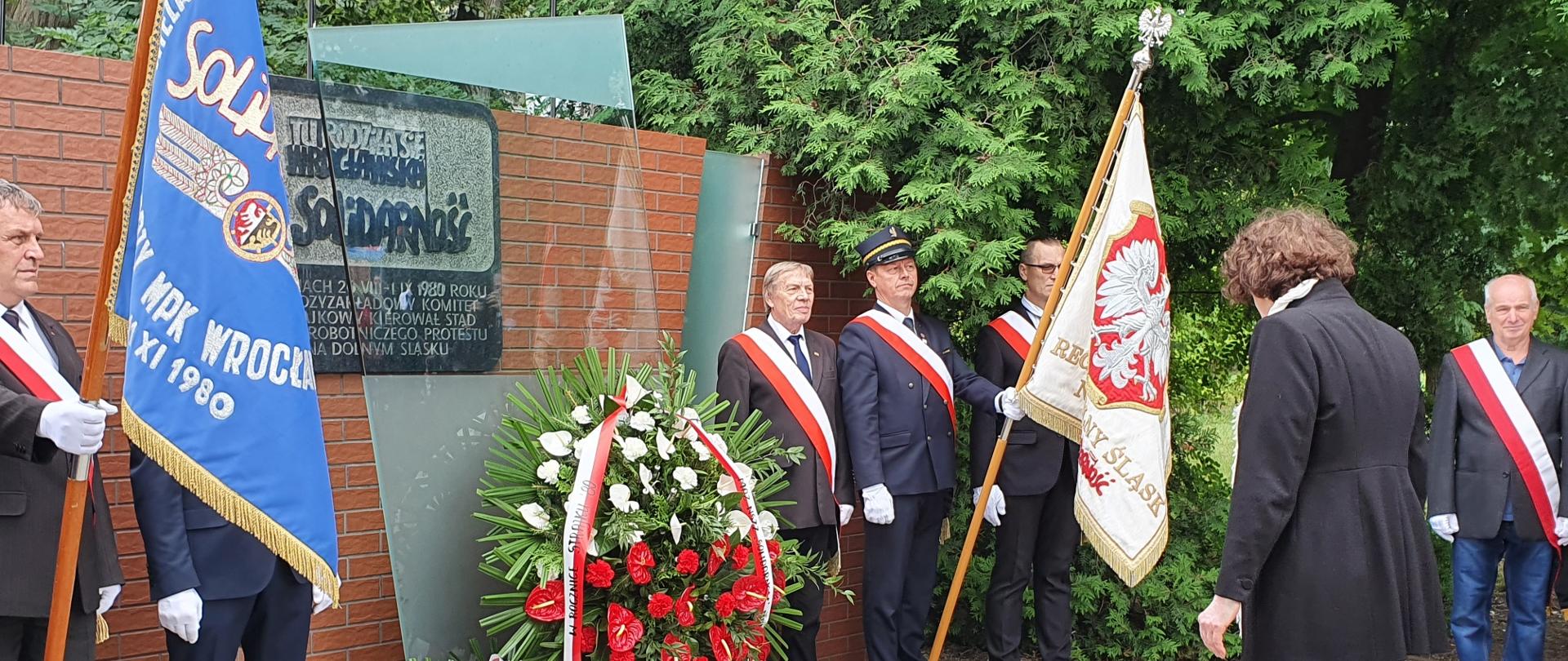 Obchody 41. rocznicy powstania NSZZ „Solidarność” we Wrocławiu, fot. Tomasz Białaszczyk