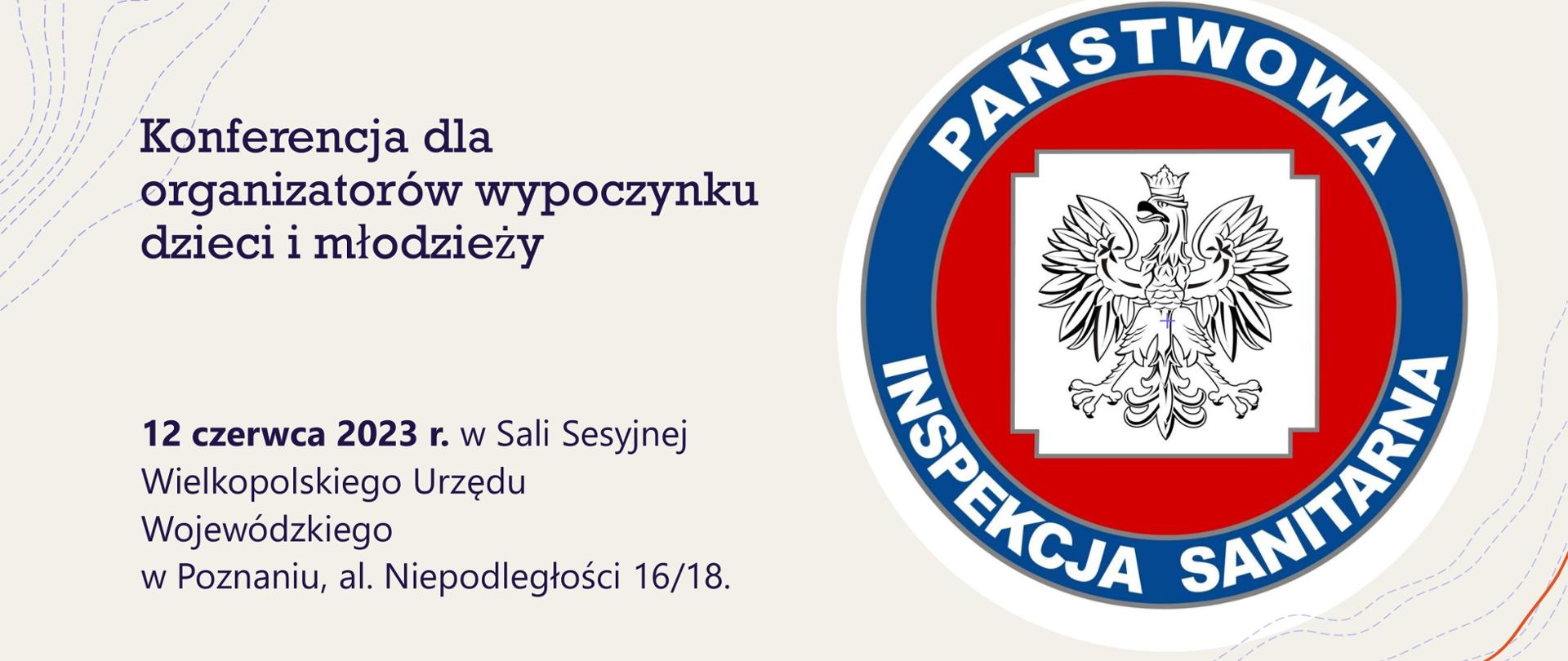 zdjęcie ukazujące logo PSSE oraz informacje o konferencji