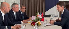 Spotkanie z Ministrem ds. Europy i Spraw Zagranicznych Feritem Hoxhą.