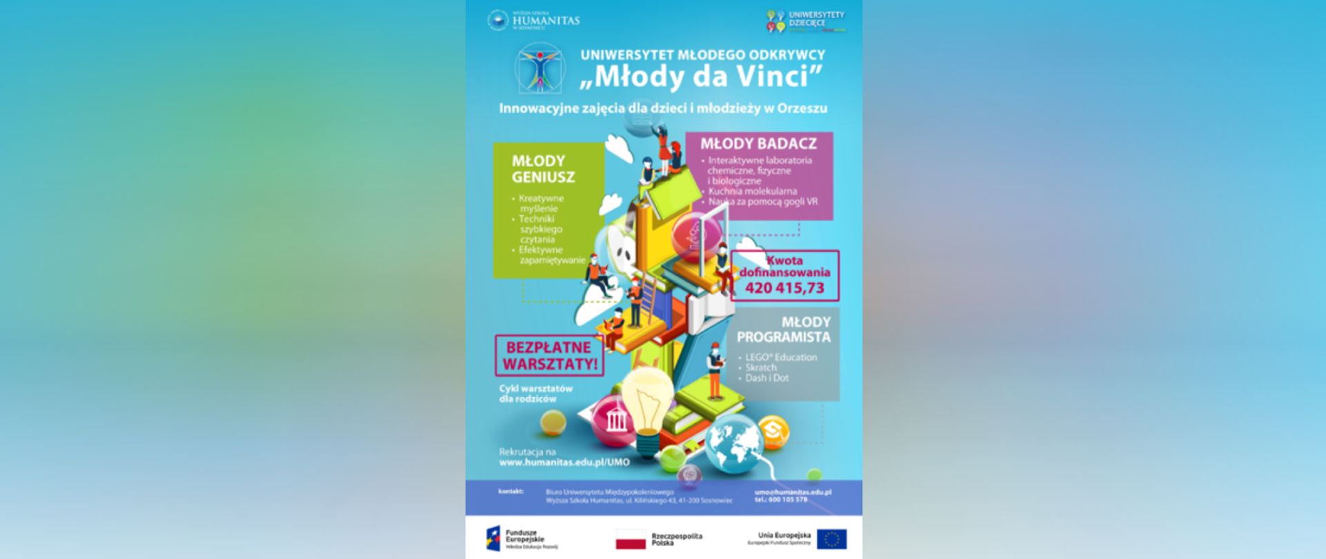 Young da Vinci - innovative activities for children and adolescents in Orzesze