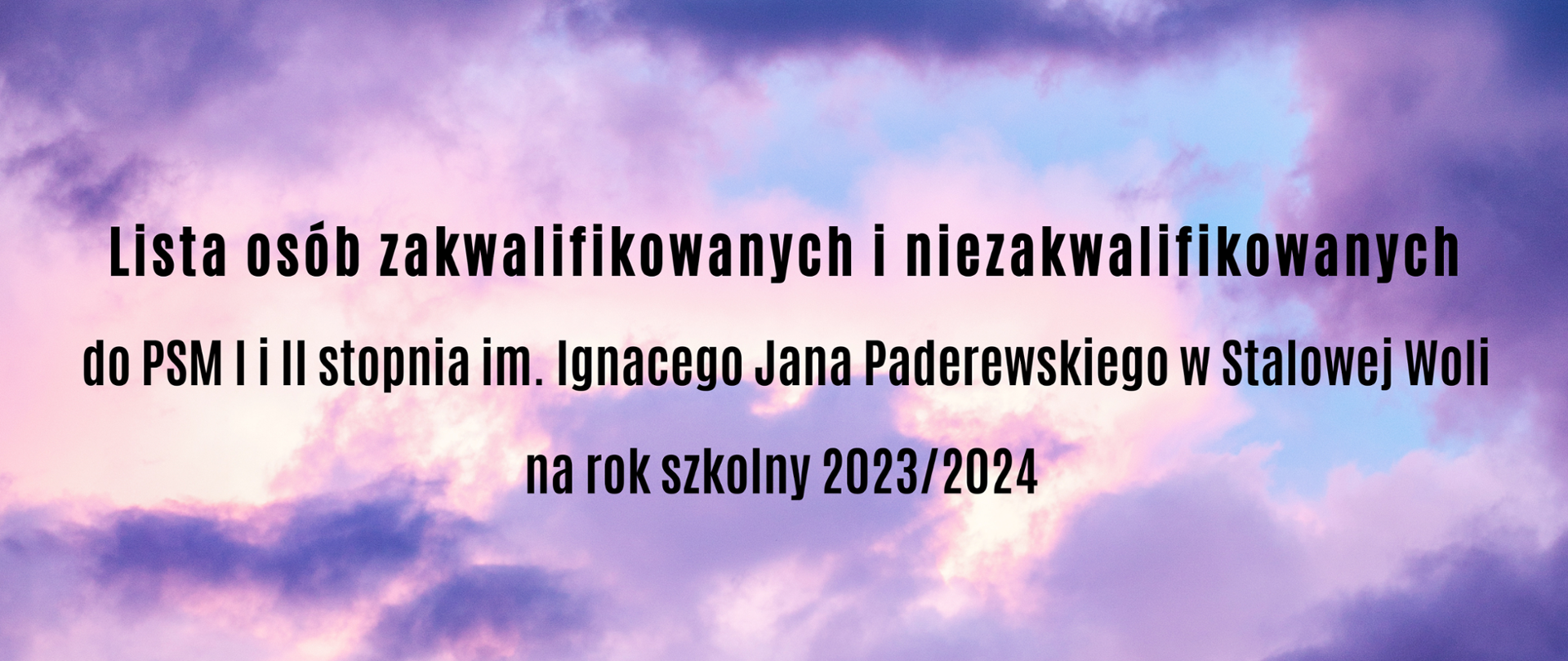 lista osób zakwalifikowanych i niezakwalifikowanych 