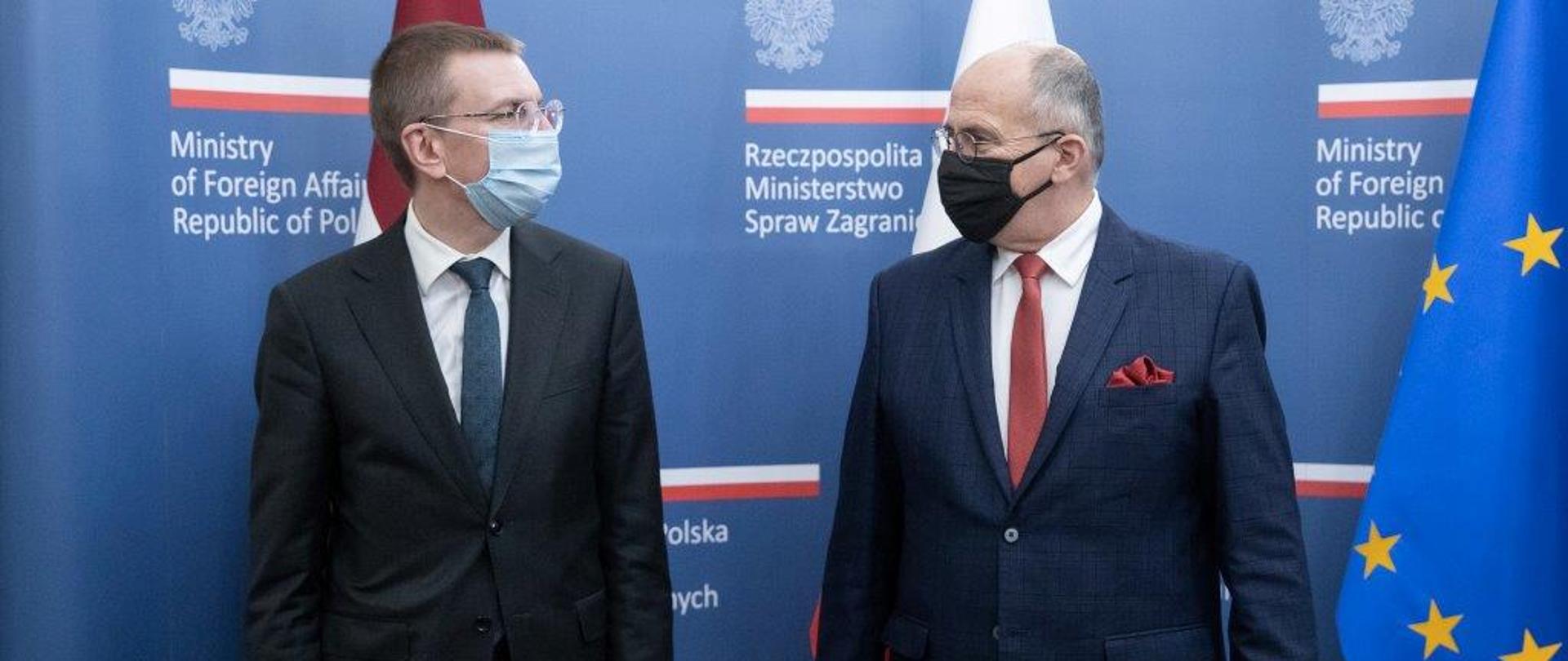 
Spotkanie szefów polskiej i łotewskiej dyplomacji
