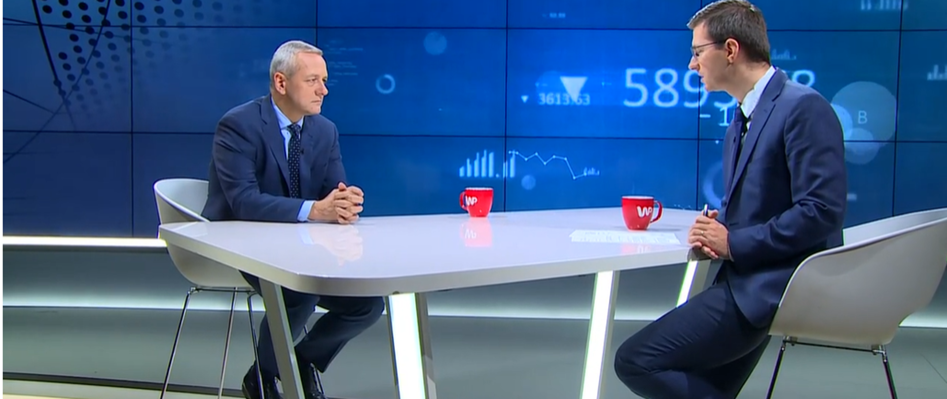 Marek Zagórski w studiu Wp.pl