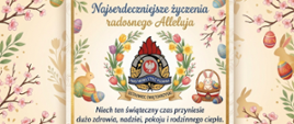 Najserdzeczniejsze życzenia, radosnego Alleluja. Niech ten świateczny czas przyniesie dużo zdrowia, nadziei, pokoju i rodzinnego ciepła. Życzy Kierownictwo Funkcjonariusze oraz Pracownicy Cywilni Komendy Powiatowej Straży Pożarnej w Ostrowcu Świętokrzyskim