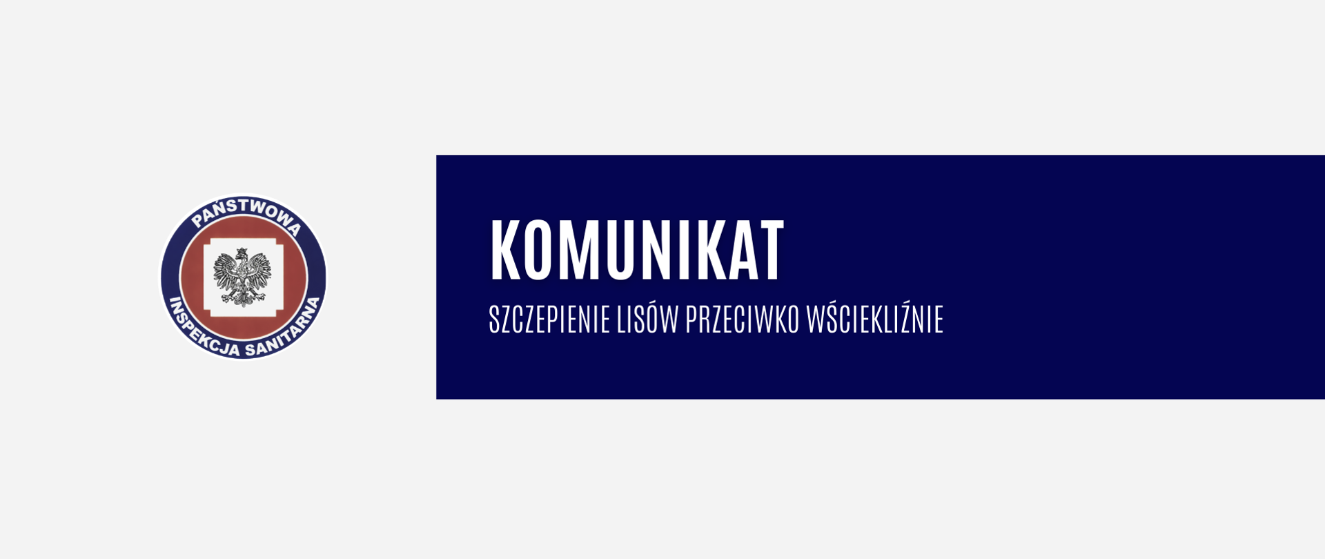 Komunikat - szczepienie lisów