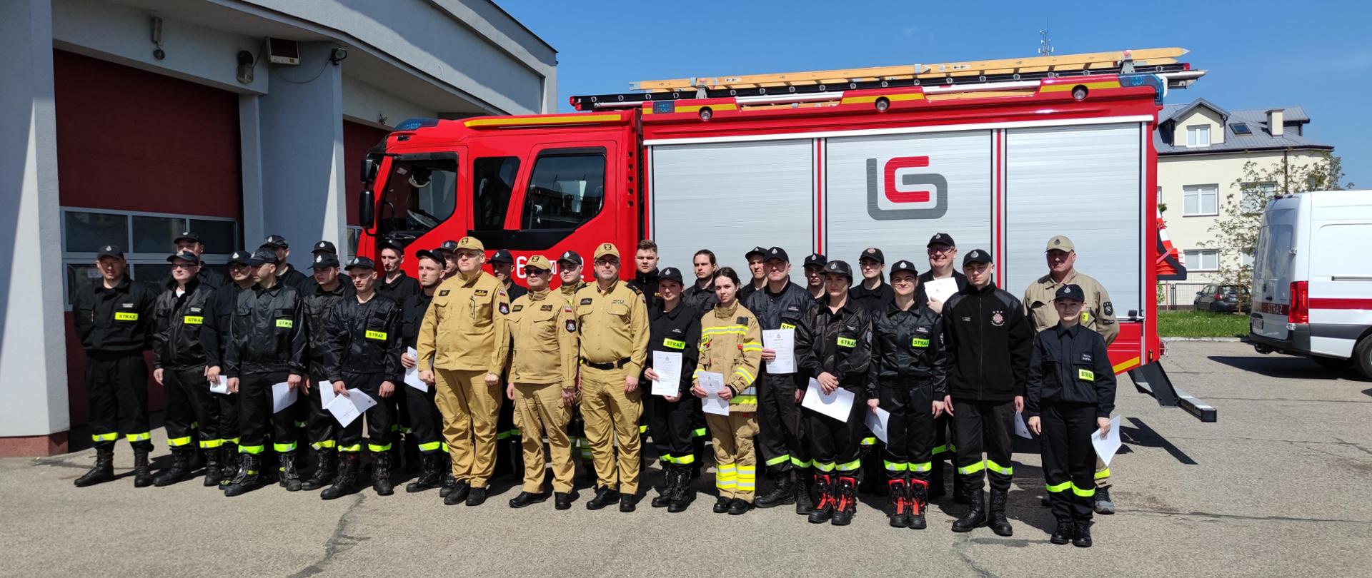 Zakończenie kursu podstawowego strażaków ratowników OSP