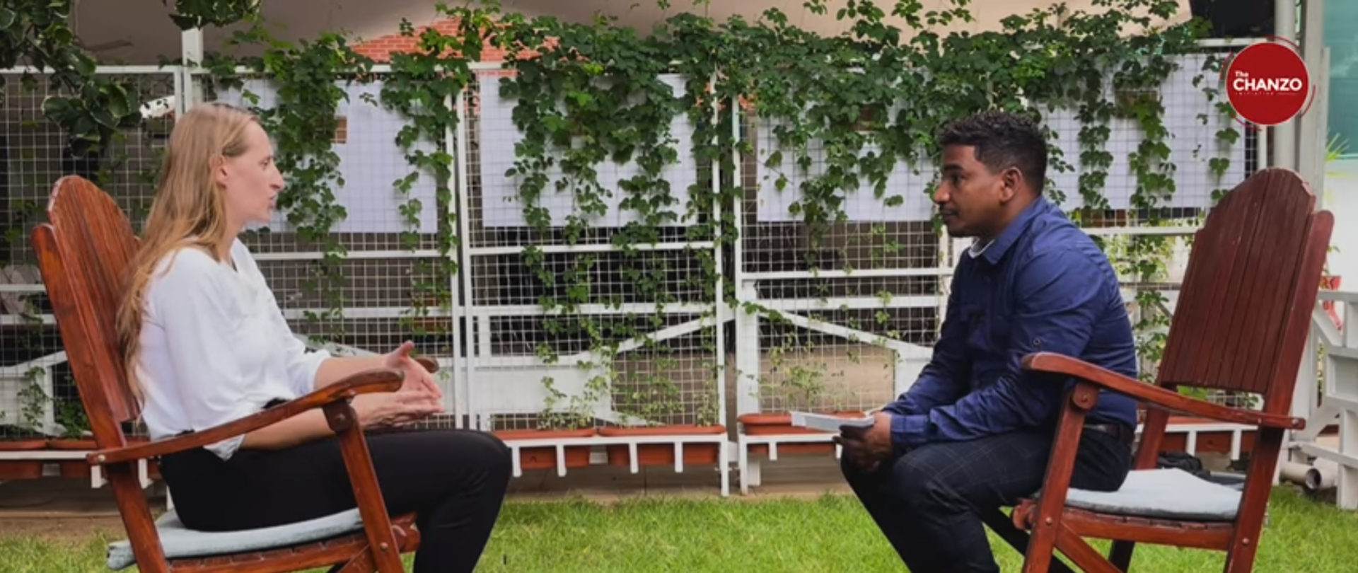 Kadr z wywiadu dla the Chanzo