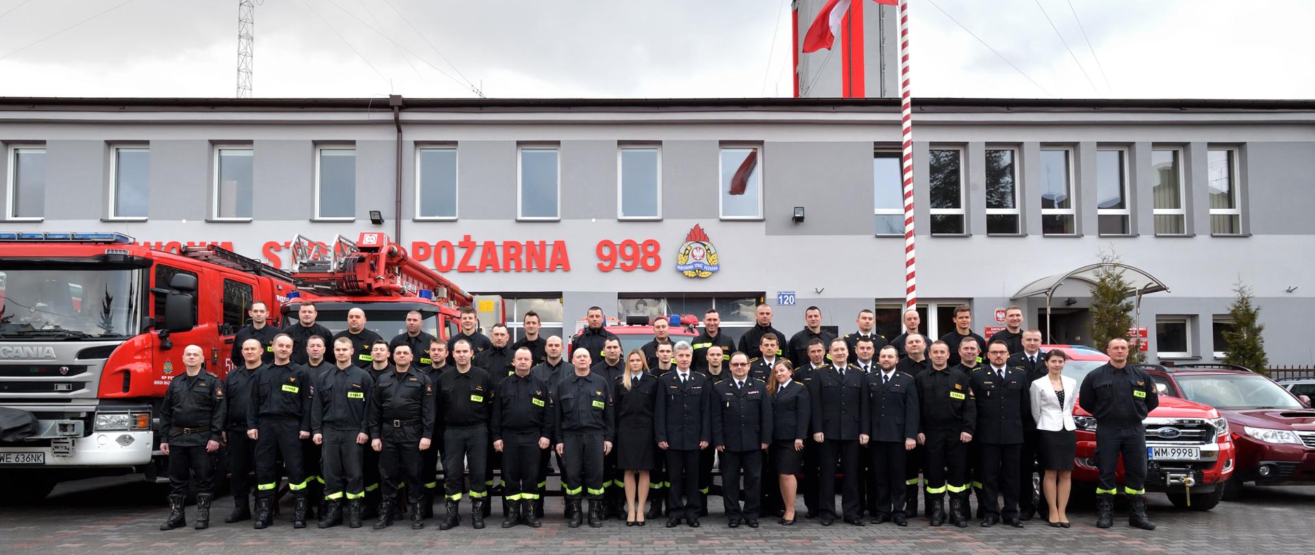 Funkcjonariusze KP PSP w Mińsku Mazowieckim w 2019 roku