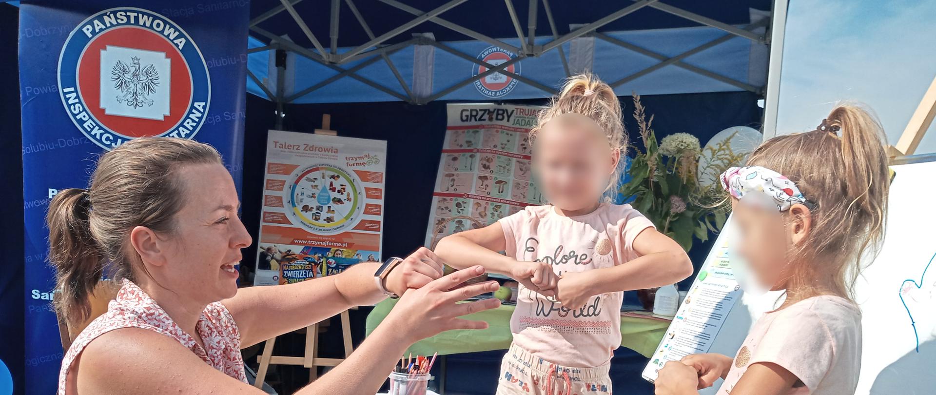 Utrwalanie techniki prawidłowego mycia rąk