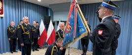 Uroczysta zbiórka z okazji zdania i powierzenia pełnienia obowiązków na stanowisku Mazowieckiego Komendanta Wojewódzkiego PSP