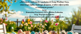 Życzenia Komendanta Powiatowego PSP z okazji Świąt Wielkanocy 2026