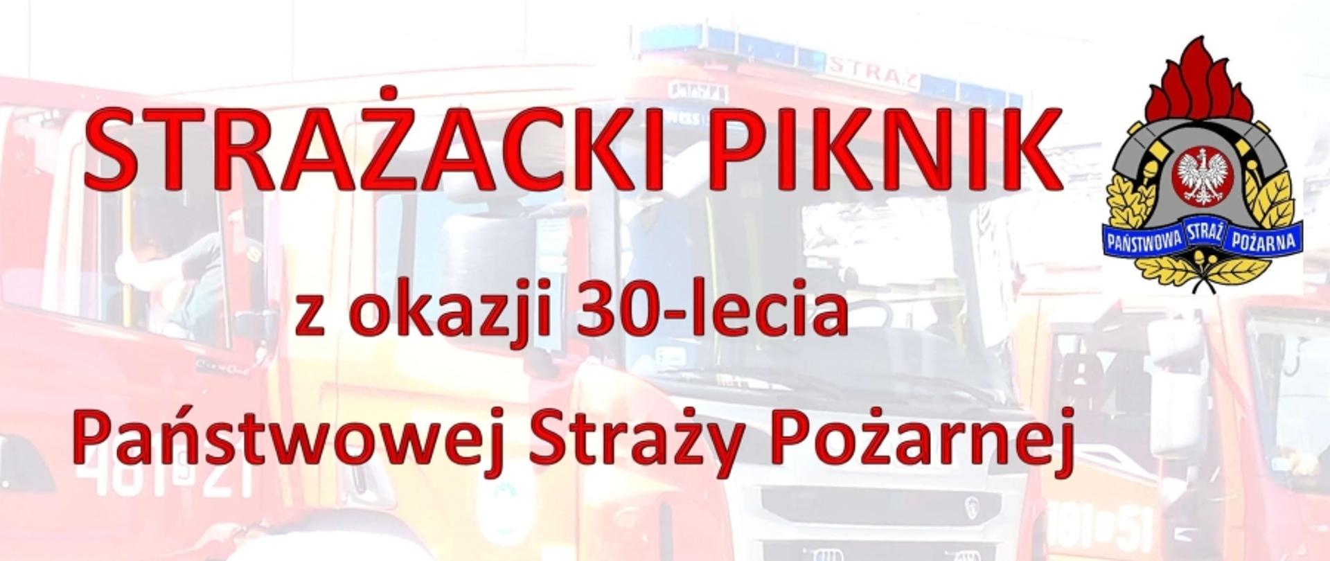 Plakat Piknik Strażacki